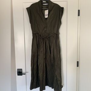 Zara Belted skirt dress